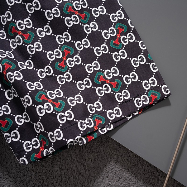 ブランドハーフパンツ角部分ディテール